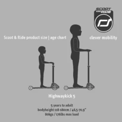 Sparkcykel - Highwaykick 5 med LED, Peach