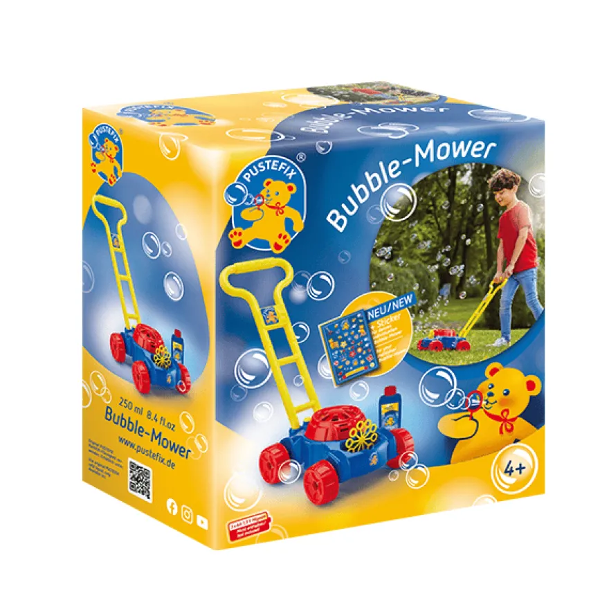 Såpbubbelmaskin – Gräsklippare
