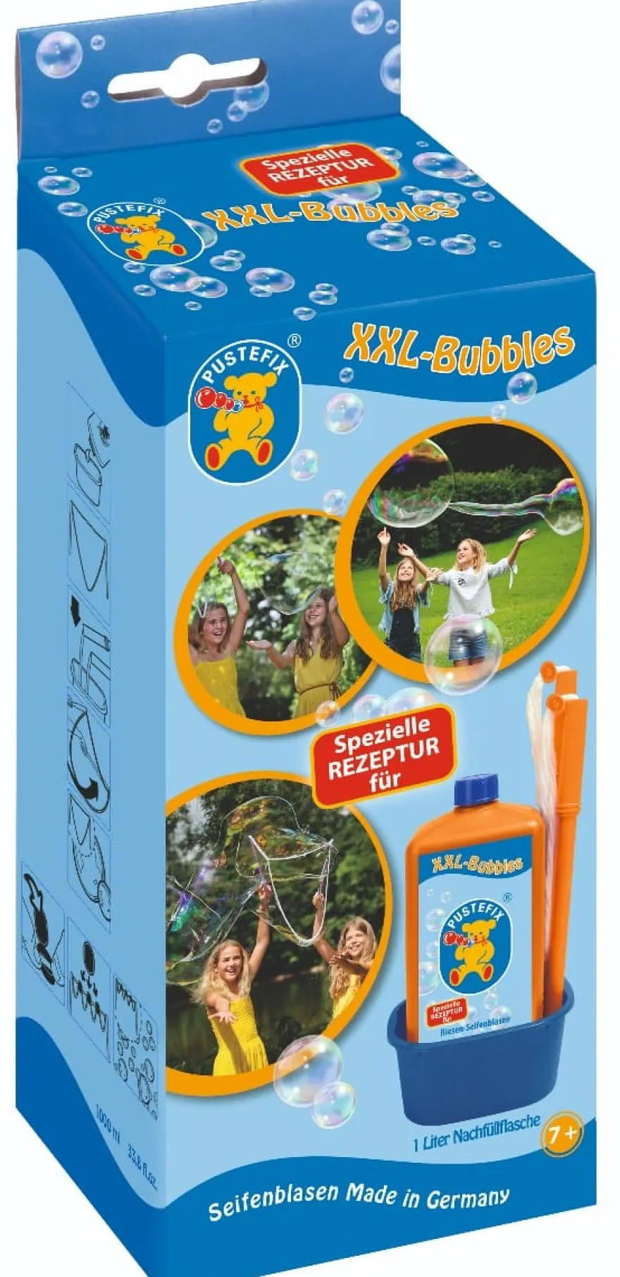Såpbubblor XXL - Redskap + 1.000 ml.