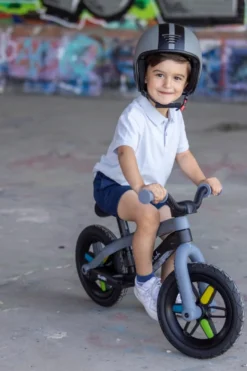 Springcykel BMXie GLOW - Antracit (2-5 år)
