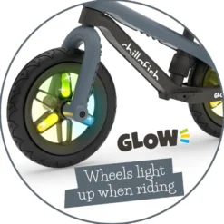 Springcykel BMXie GLOW - Antracit (2-5 år)