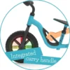 Springcykel Charlie GLOW - Blå (18 mån. - 4 mån.)