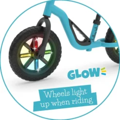 Springcykel Charlie GLOW - Blå (18 mån. - 4 mån.)