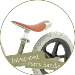 Springcykel Charlie LUX - Oliv (2-5 år)