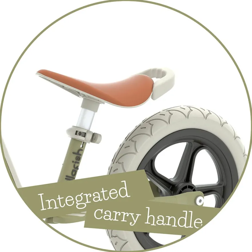 Springcykel Charlie LUX - Oliv (2-5 år)