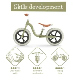 Springcykel Charlie LUX - Oliv (2-5 år)