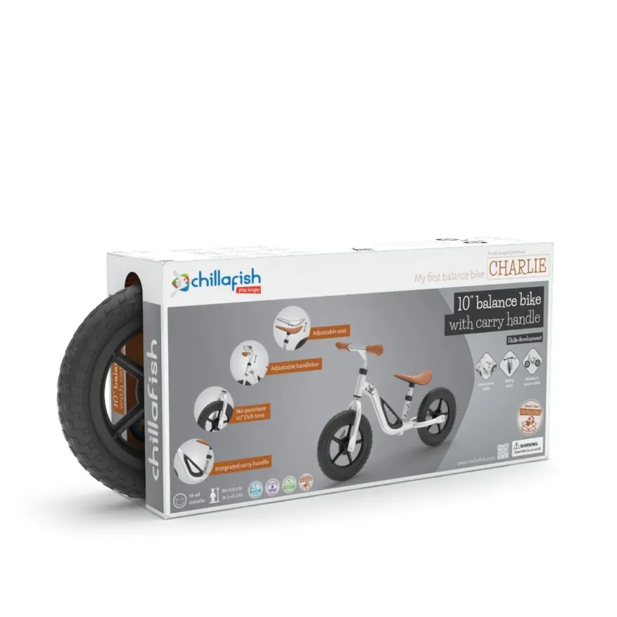 Springcykel Charlie - Silver (18 mån. - 4 år)