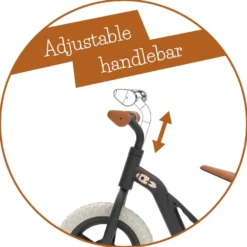 Springcykel Charlie - Svart (18 mån. - 4 år)