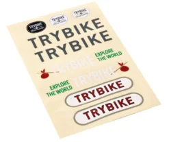 Springcykel - Trybike med två hjul, Rosa