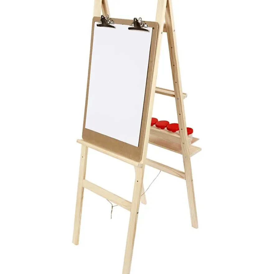 Staffli, hopfällbart inkl. hylla