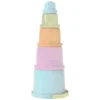Stapelmuggar – Pastell, 5 st.