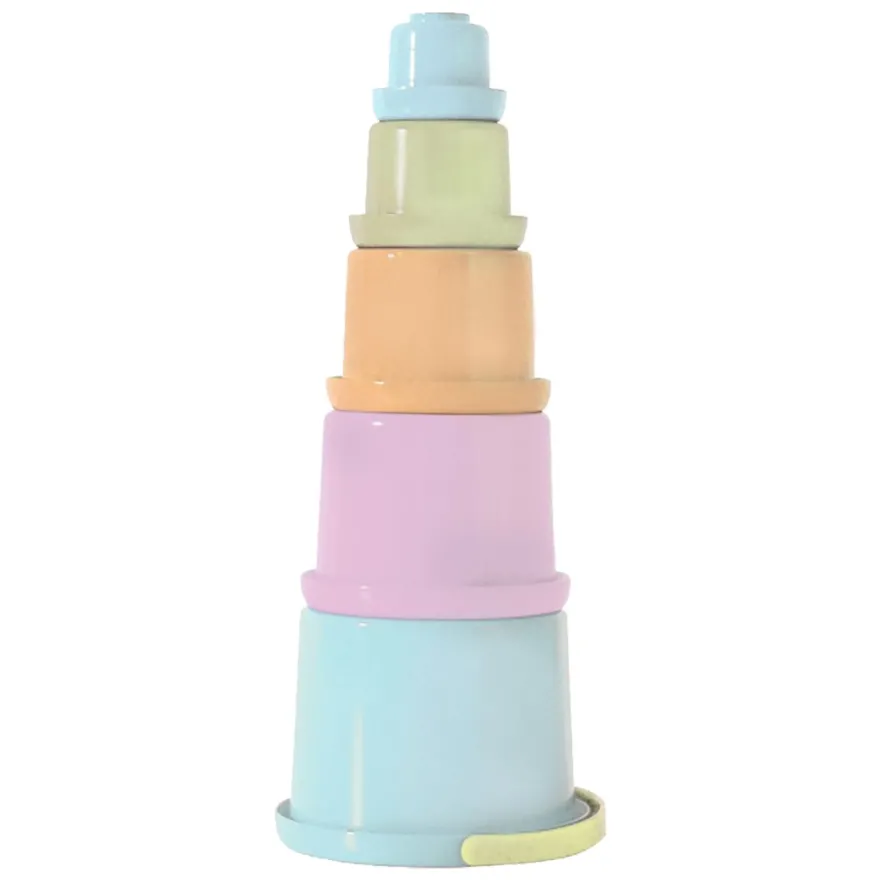 Stapelmuggar – Pastell, 5 st.