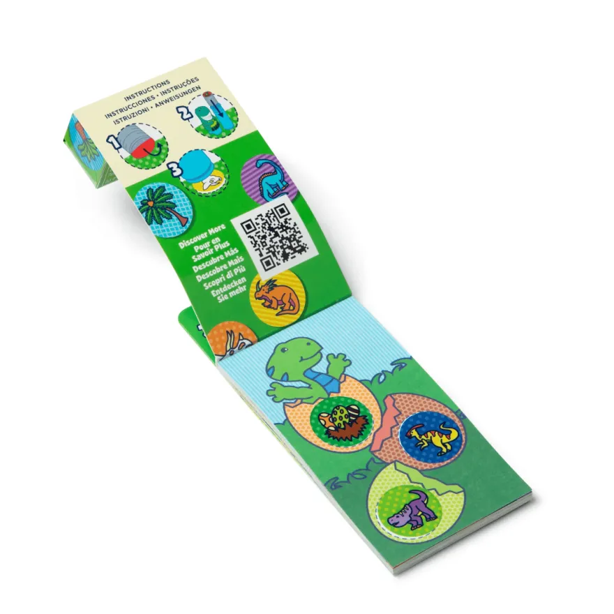 Sticker WOW!-tillbeh. refill - Dinosaurie, 200 st.
