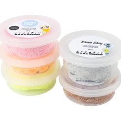 Stone Clay & Foam Clay - Gyllene mix
