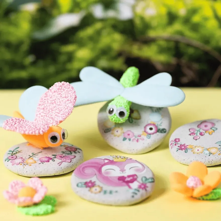 Stone Clay & Foam Clay - Gyllene mix