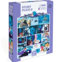 Story pussel med 100 bitar - Skönheten & odjuret