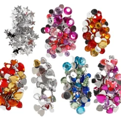Strass i låda, 300 st.