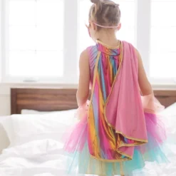 Superhjälte, rosa, 4-6 år