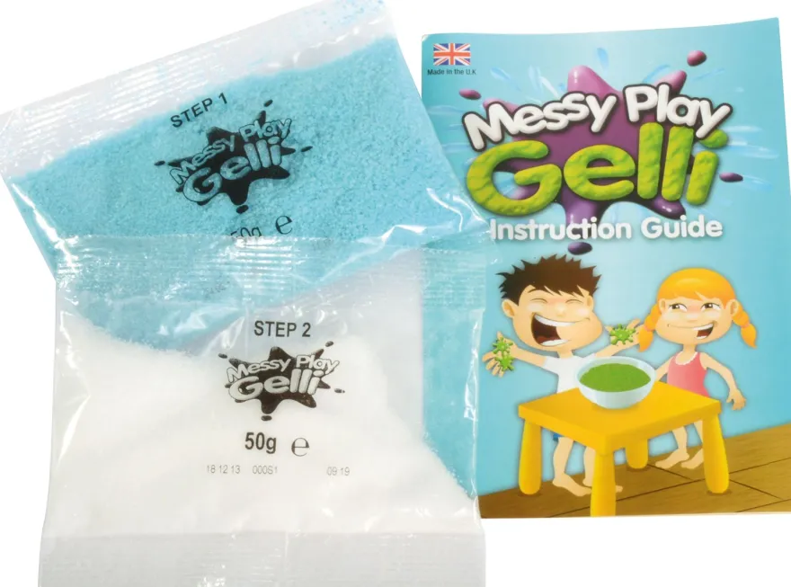 Taktilt Slime i pulverform