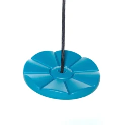 Tallriksgunga Ø28 cm - Turkos (svart rep)