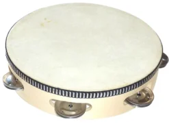 Tamburin med skinn, 20 cm