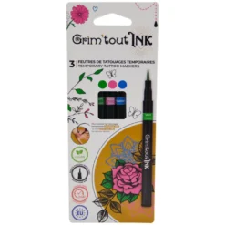 Tatueringpenna, 3 st.