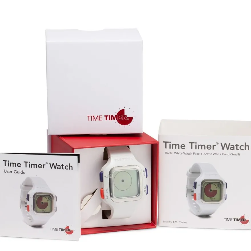 Time Timer Junior Armbandsur - Ljusgrå
