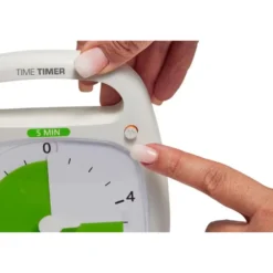 Time Timer PLUS vit (14x18 cm.) - 5 min.