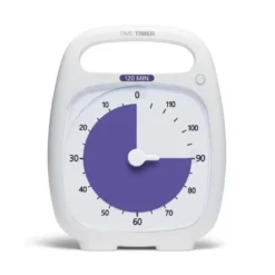 Time Timer PLUS Vit (14x18cm) - 120 min.
