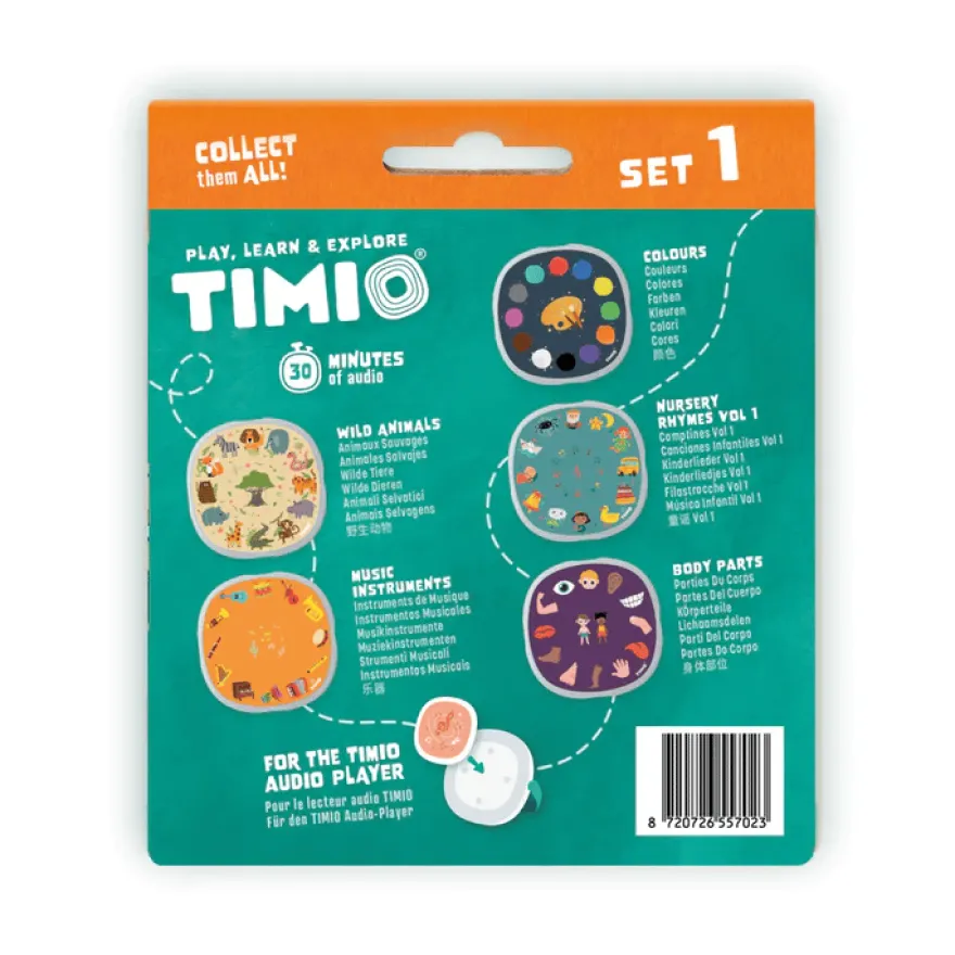 TIMIO tillbehör - Disc-set 1