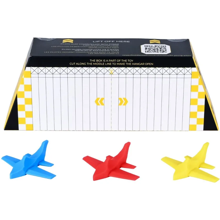 ToddleRoad Griplane-hangarpaket + 3 flygplan