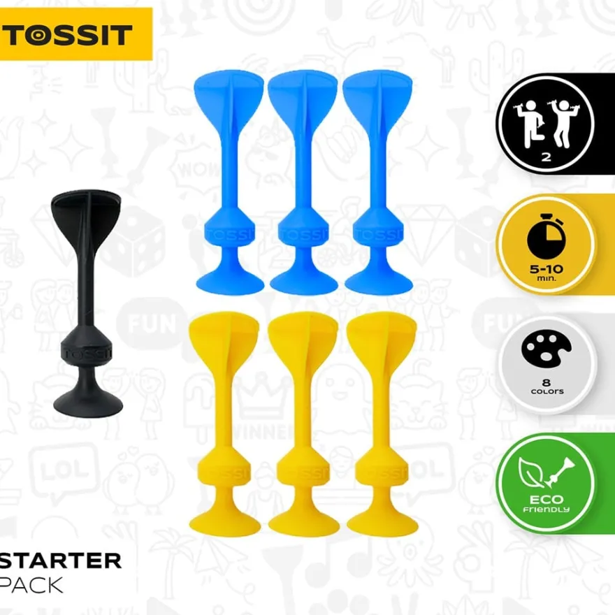 TOSSIT startpaket – Blå/Gul