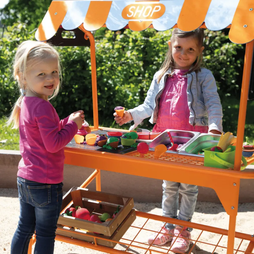 Trädgårdslek - Glasskiosk & marknadsstånd