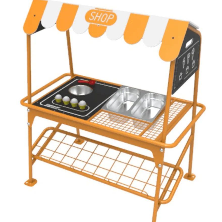 Trädgårdslek - Glasskiosk & marknadsstånd