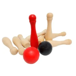 Trädgårdsspel - Bowling (svart/röd)