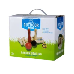 Trädgårdsspel - Bowling (svart/röd)