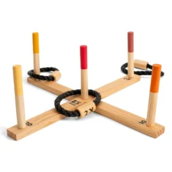 Trädgårdsspel - Ringspel av trä