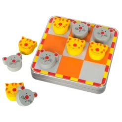 Tre i rad-spel - Katt & Mus