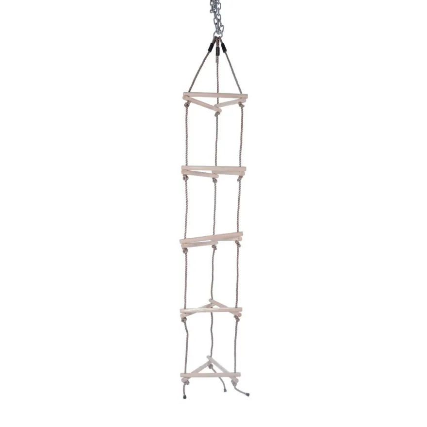 Trekantig repstege med 5 steg - L: 190 cm