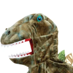 T-rex-cape med klor - Grön, stl. 4-6 år