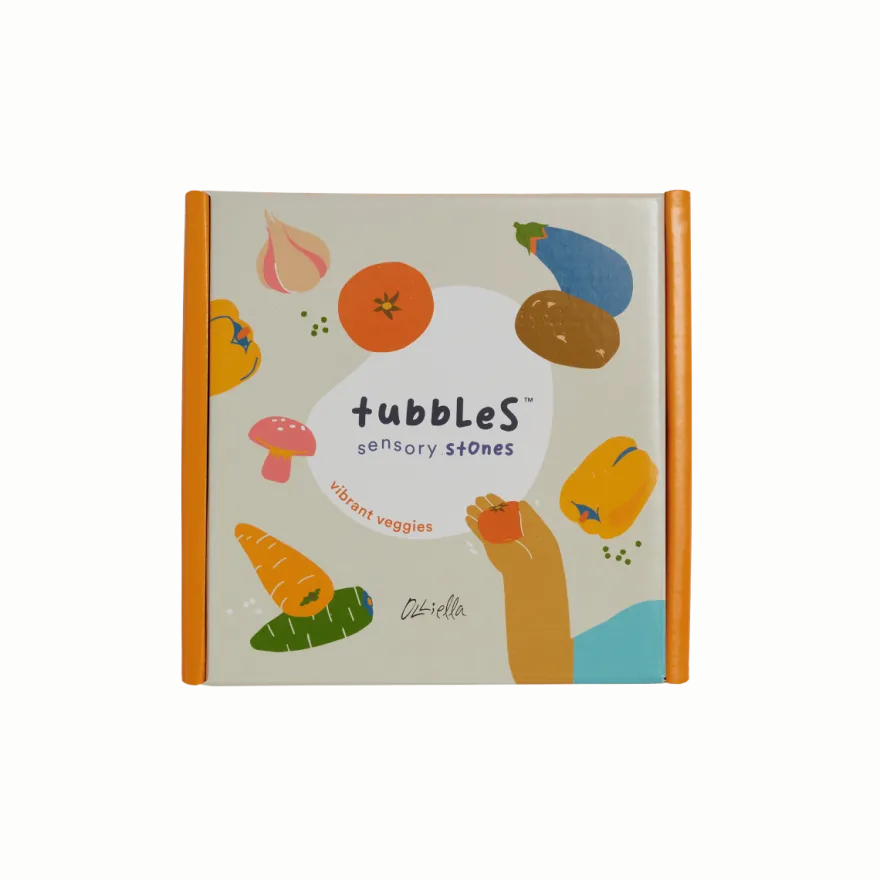 Tubbles sensoriska stenar - Grönsaker