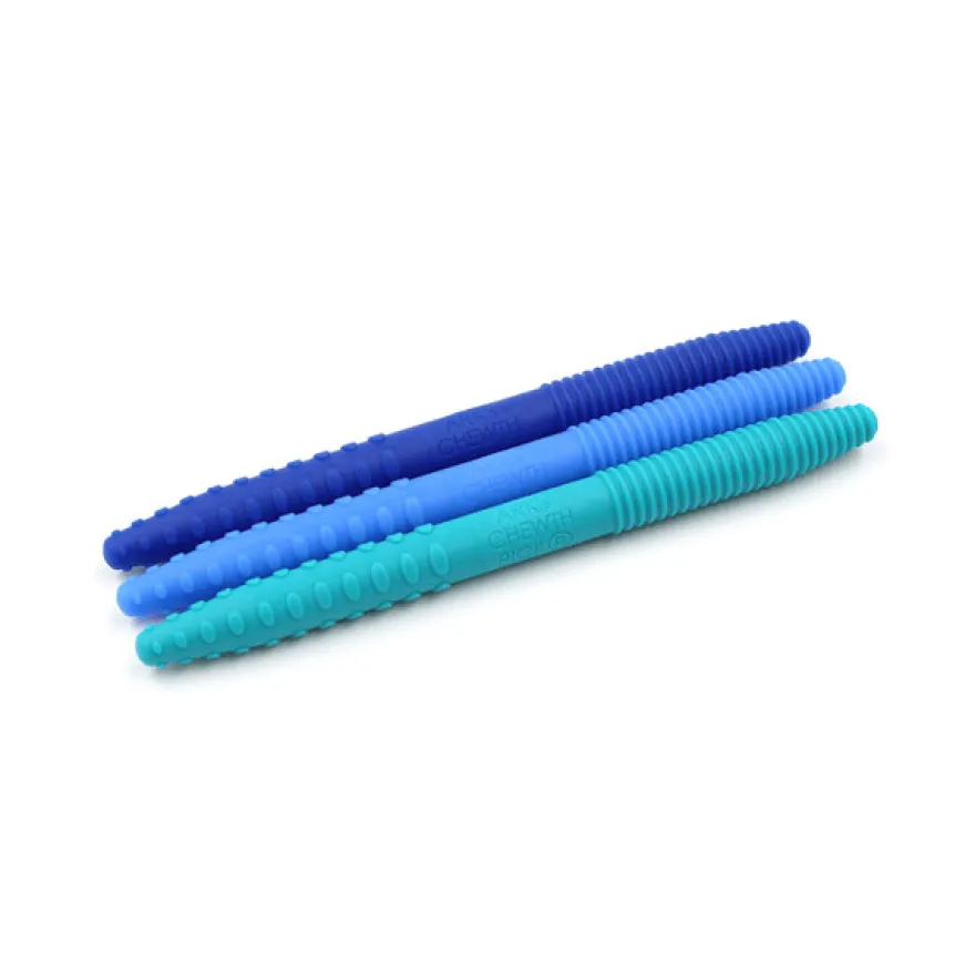 Tuggstickor med textur, 3 st. (tre hårdheter)