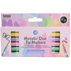 Twin Markers – Metallic, 6 st.