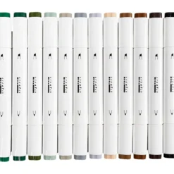 Twin Markers - Natur, 12 st.