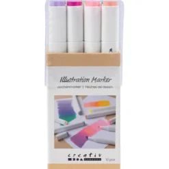Twin Markers – Pastell, 12 st.