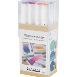 Twin Markers – Pastell, 12 st.