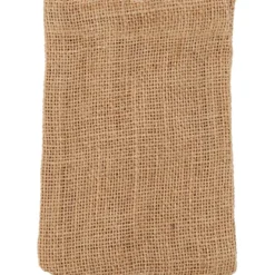 Tygpåse 10 x 15 cm - Brun, 4 st.