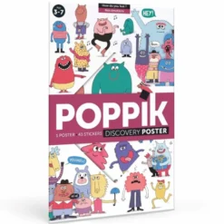 Upptäcktsaffisch med stickers – Känslor