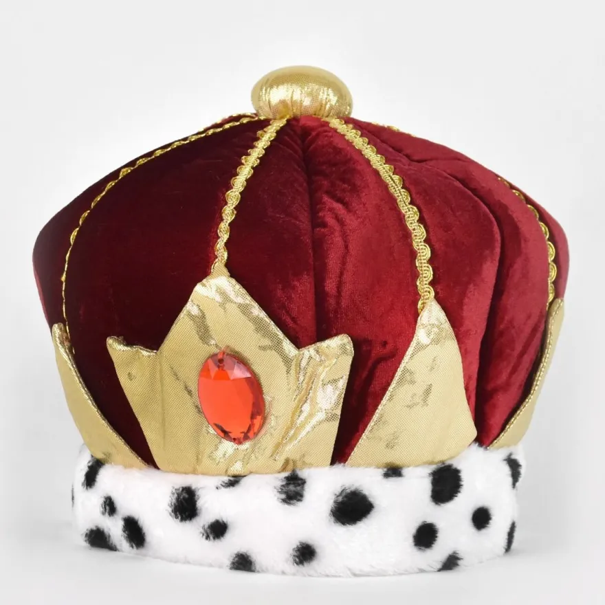 Utklädning - Kungkrona (röd)