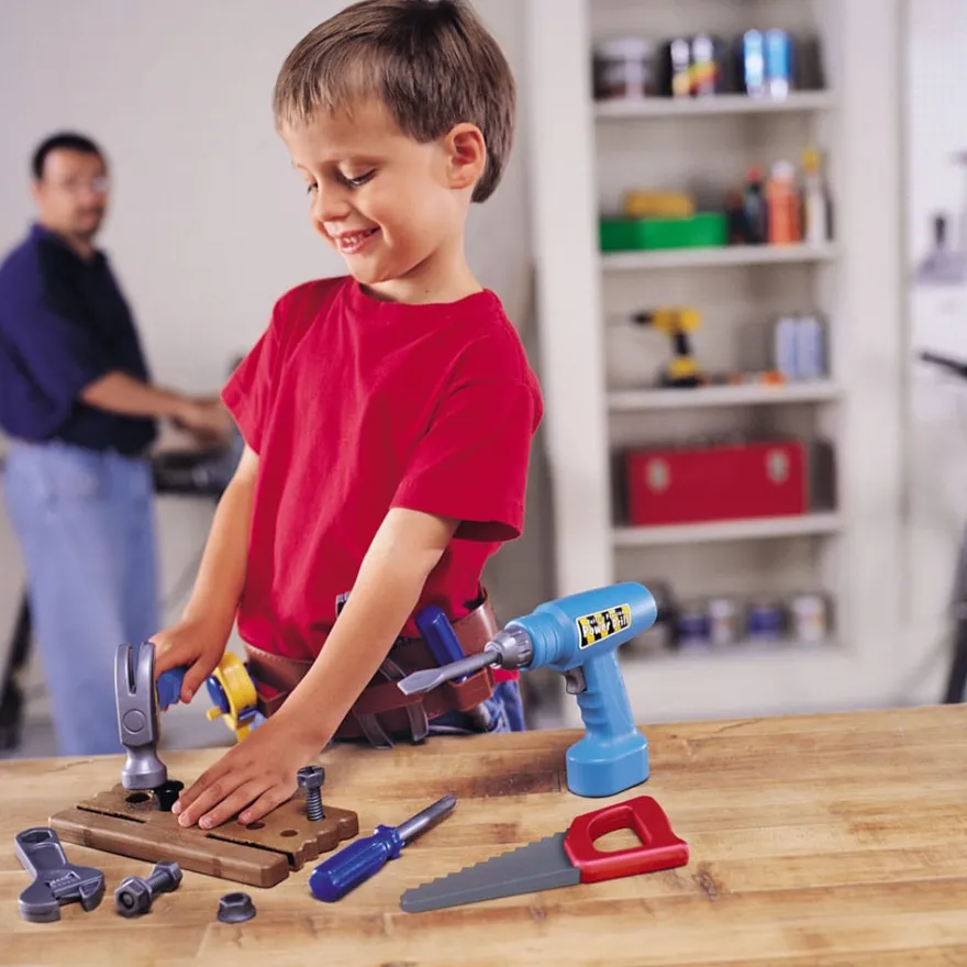 Verktygsuppsättning i låda
